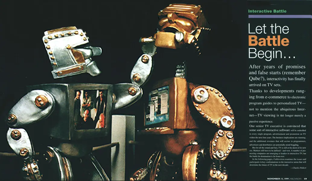 3D illustration for Cahners Publishing's Cablevision