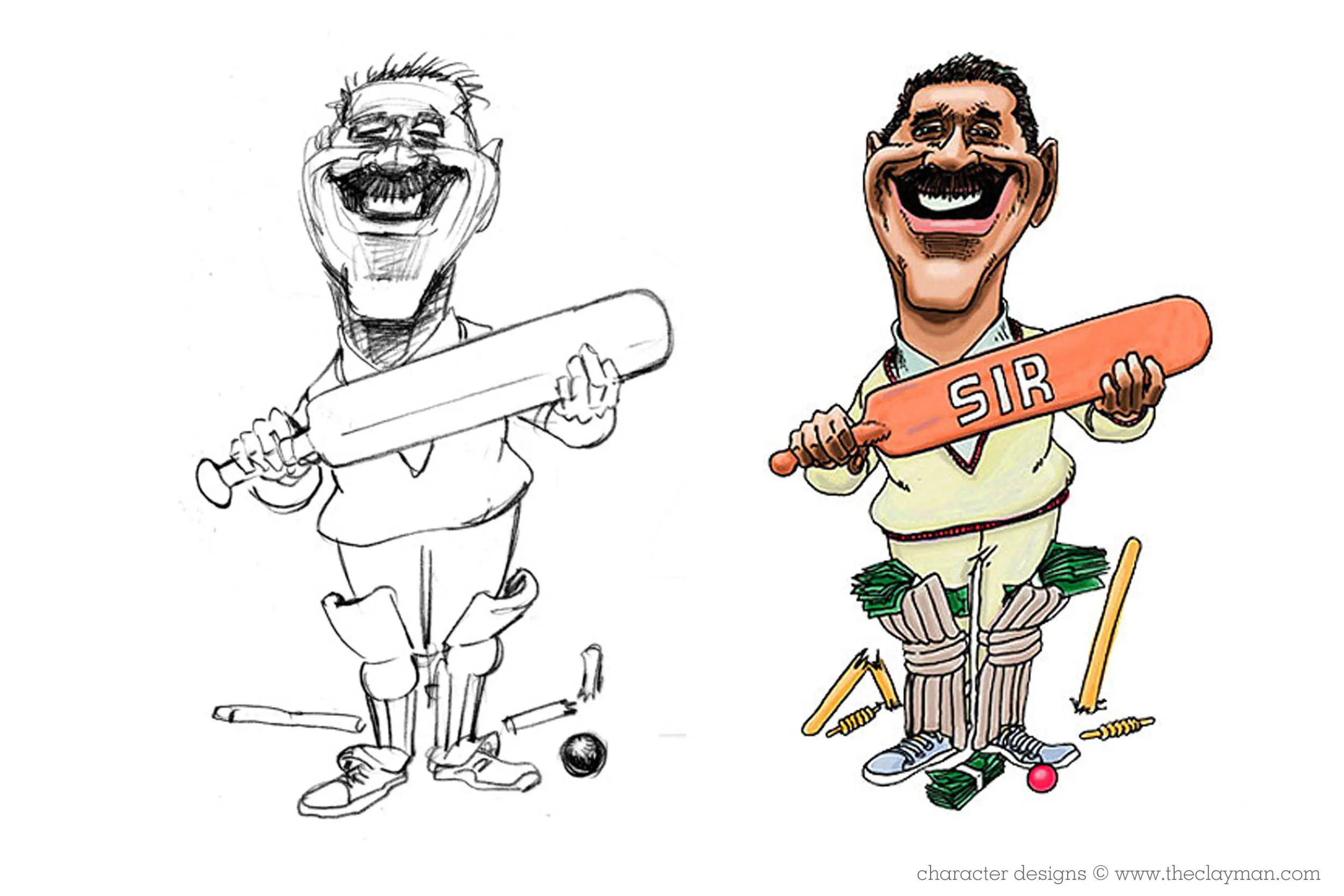 Character design and development by The Clayman Studio for Schwartz Game Development